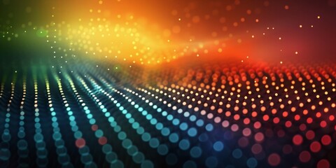 Wall Mural - modern gradient background from dark green to orange