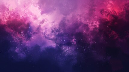 Wall Mural - cosmic dreamscape with vibrant pink and purple hues
