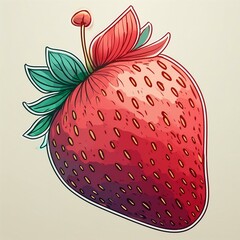 illustration of a strawberry
