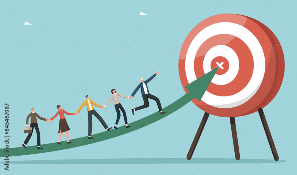 Leadership for helping employees achieve business goals, teamwork ...