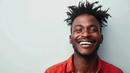 Joyful Portrait of Confident Multiethnic Man on White Background   Photo of Cheerful Friendly Male Adult Looking at with Positive Facial Expression