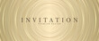 © Maribor - Elegant gold vector art background with golden gradient and circles pattern. Luxury illustration for cards, invitation, poster, wedding card, luxe invite, prestigious voucher. Premium template.
