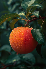 Poster - Minimal aesthetic image of a slightly overripe but vibrant fruit,