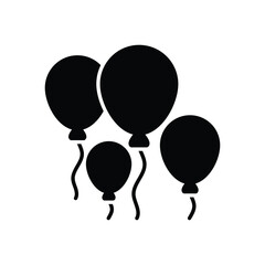 Wall Mural -  Balloons vector icon