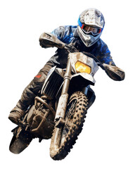 Canvas Print - PNG Motorcycle adventure motocross vehicle helmet.