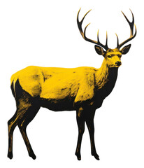 Poster - PNG A deer wildlife animal mammal.