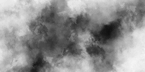 Poster - Fresh and clean Sky with white clouds. Smoke cloudy blurred dreamy atmosphere. Beautiful stylist modern White with smoke. Painting with cloudy distressed texture.