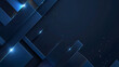 © Artistic Visions - Futuristic Dark Blue Geometric Abstract Background