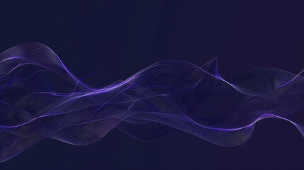 Wall Mural - mesmerizing digital wave patterns