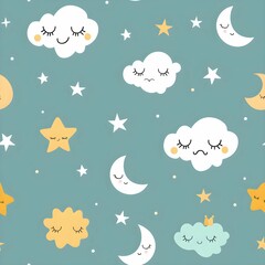 seamless pattern with stars