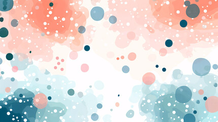 Wall Mural - Dot with pastel color on white background.