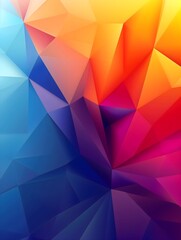 Wall Mural - origami style, origami background, colorful and vibrant