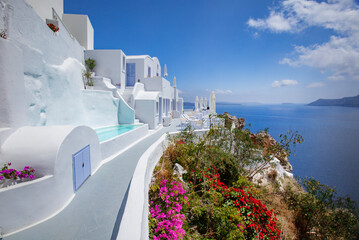 Wall Mural - Oia village on Santorini island