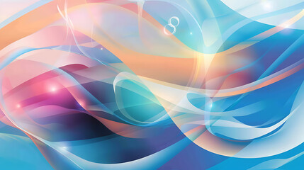 Poster - Colorful Abstract Gradient Wave Background