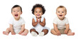 © Rawpixel.com - Diversity baby png element set on transparent background