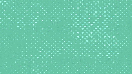 Aufkleber - Green Healthcare Medical Heart Symbols Pattern. Hospital Website Design Elements Background. Medical Tech Background. Vector Illustration.