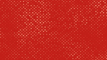 Aufkleber - Red Healthcare Medical Heart Symbols Pattern. Hospital Website Design Elements Background. Medical Tech Background. Vector Illustration.