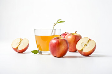 Sticker - Fresh Apple Juice with Apples