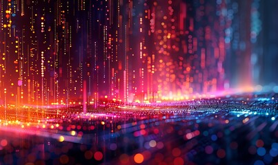 Code Cascade Abstract Impressions of Big Data