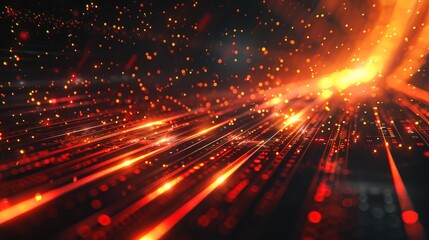 Data connection speed lines generative ai technology abstract background 