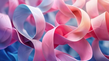 Poster - 3D Illustration Background with Geometric Forms. Abstract Wallpaper