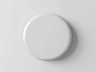 Wall Mural - Blank top view pin badge mockup