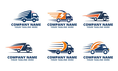 Wall Mural - set of shipping delivery vector icon	