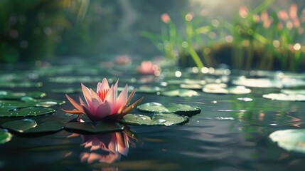 Wall Mural - Water Lily