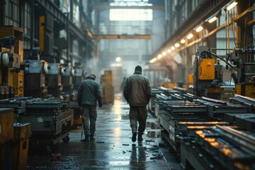 Wall Mural - factory worker