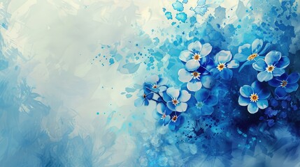 Wall Mural - flowers in the water