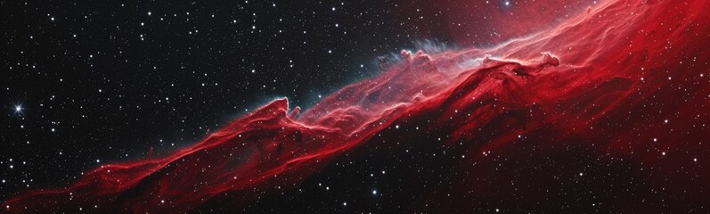 Wall Mural - Star field background. Glow swirls night sky. Banner	