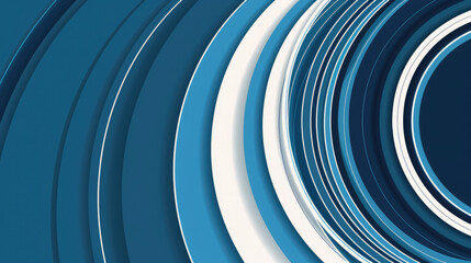 Poster - abstract blue background