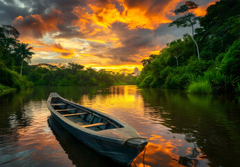 A river in the Amazon forest
