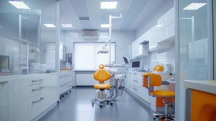 Canvas Print - Interior view of dental clinic