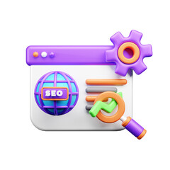 Marketing and Advertising 3d Illustration  Icon