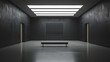 © MWCuttingGod - Empty Museum with Black and Simple Background