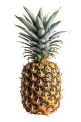 Wall Mural - Isolated PNG Pineapple Fruit, GENERATIVE AI