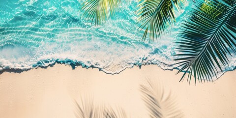 Wall Mural - Summer background with sea water