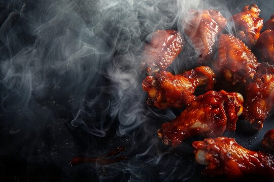 wings in spicy sauce Generative AI