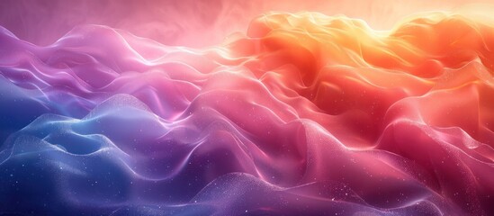 Wall Mural - Colorful Swirl Gradient. Water Multicolor Gradient Background