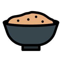 brown rice icon 