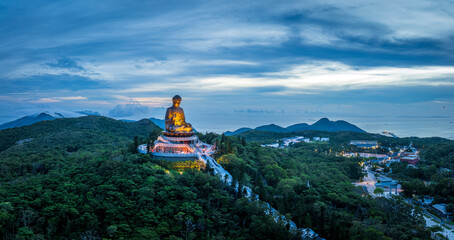 Canvas Print - Tian Tan Buddha.