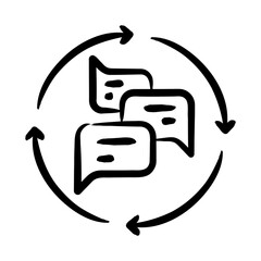 Sticker - Feedback Loop Icon