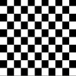 © Phichitpon - Seamless black and white checker or chess board