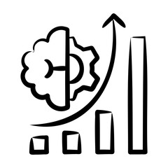 Sticker - Business Intelligence Icon