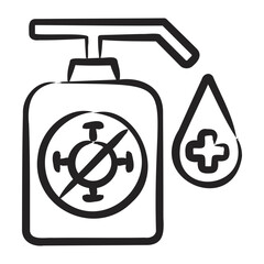 Sticker - Disinfecting Icon