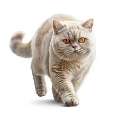 Sticker - british kitten isolated on white