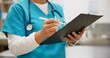 © CineLens/peopleimages.com - Woman, vet and hands writing with clipboard for results on animal medicine, study or diagnosis at clinic. Closeup of female person or veterinarian taking notes for medical prescription or treatment