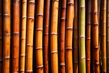 Mature wooden dry bamboo stems, pattern texture wallpaper background