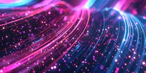 Wall Mural - A colorful, swirling background with pink and blue streaks